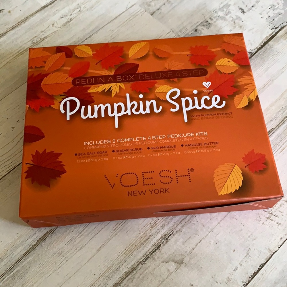 VOESH Pumpkin Spice Pedi in a Box 🎃
